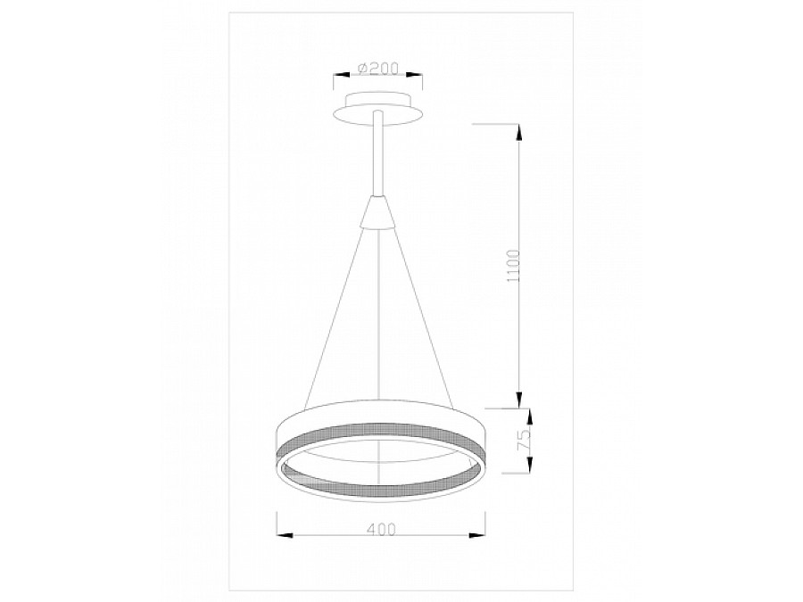 Светодиодная потолочная люстра Moderli V1760-PL Crime LED*26W