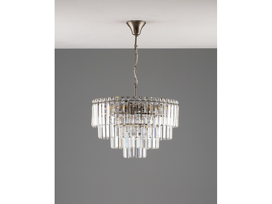 Люстра подвесная Moderli V10738-9P Crystal