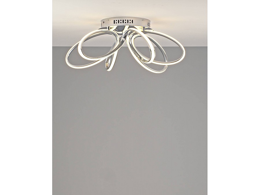 Светодиодная потолочная люстра с пультом Moderli V2782-CL Ello LED 140W