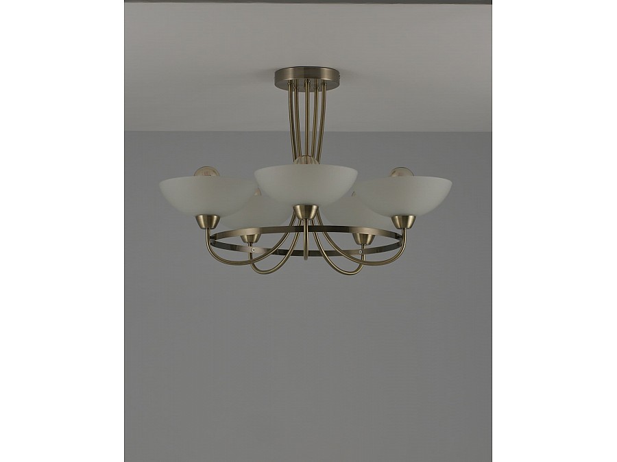 Люстра потолочная Moderli V1204-5C Lione 5*E27*60W