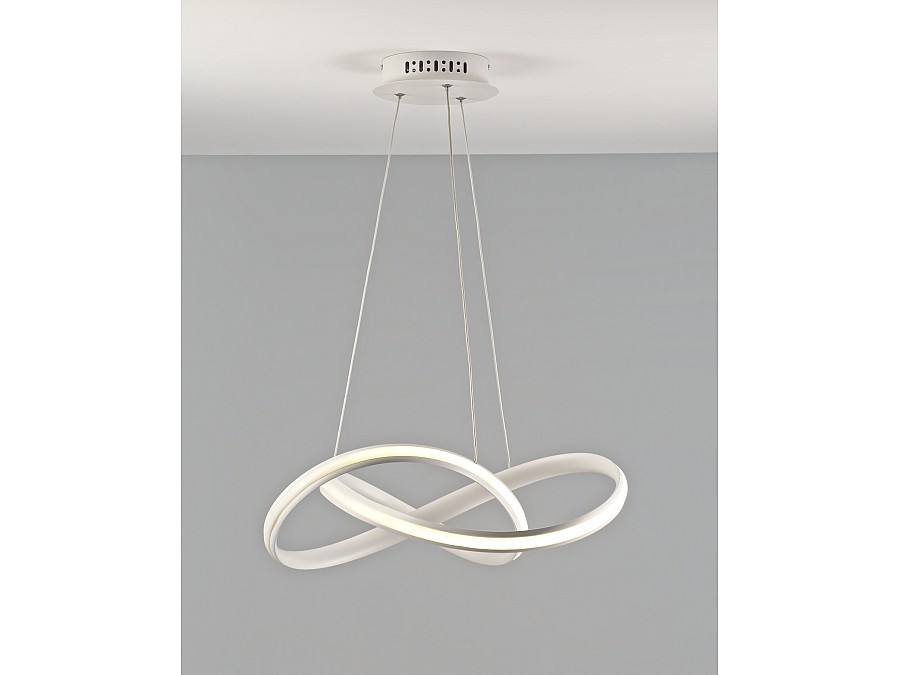 Светодиодная подвесная люстра с пультом Moderli V2790-PL Tiara LED 96W