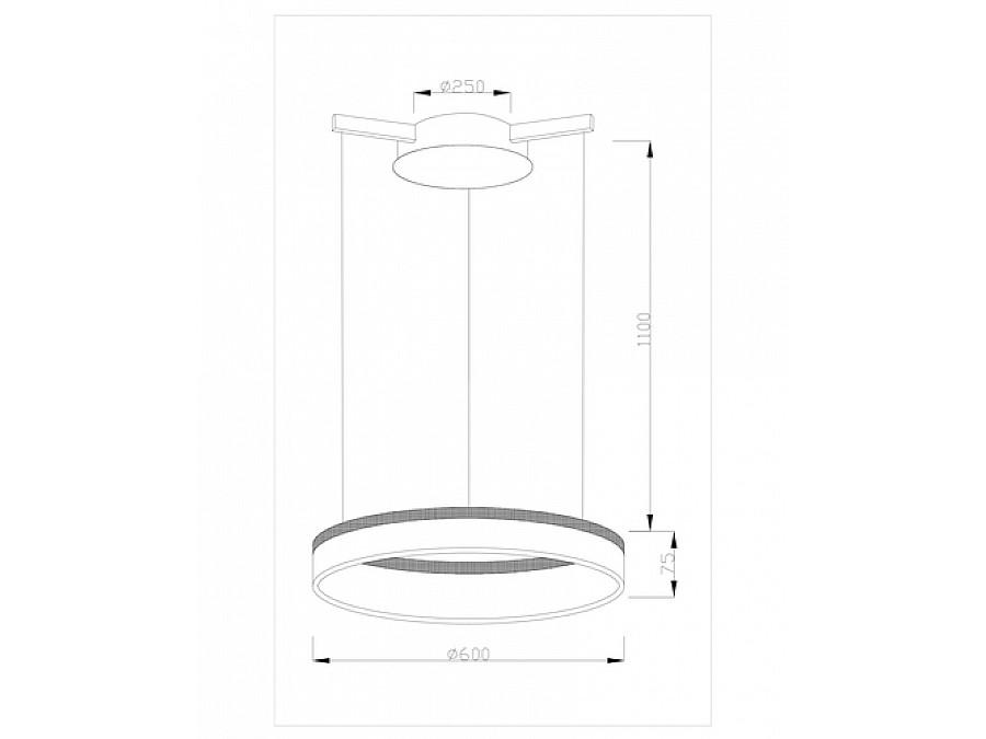 Светодиодная подвесная люстра Moderli V1720-PL Via LED*39W