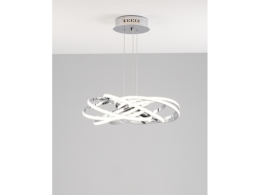 Светодиодная подвесная люстра с пультом Moderli V2832-PL Arrow LED 280W