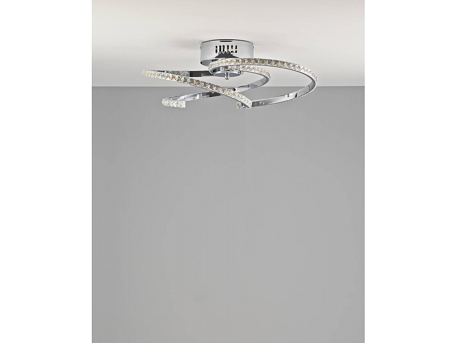 Светодиодная потолочная люстра с пультом Moderli V2784-CL Ello LED 90W