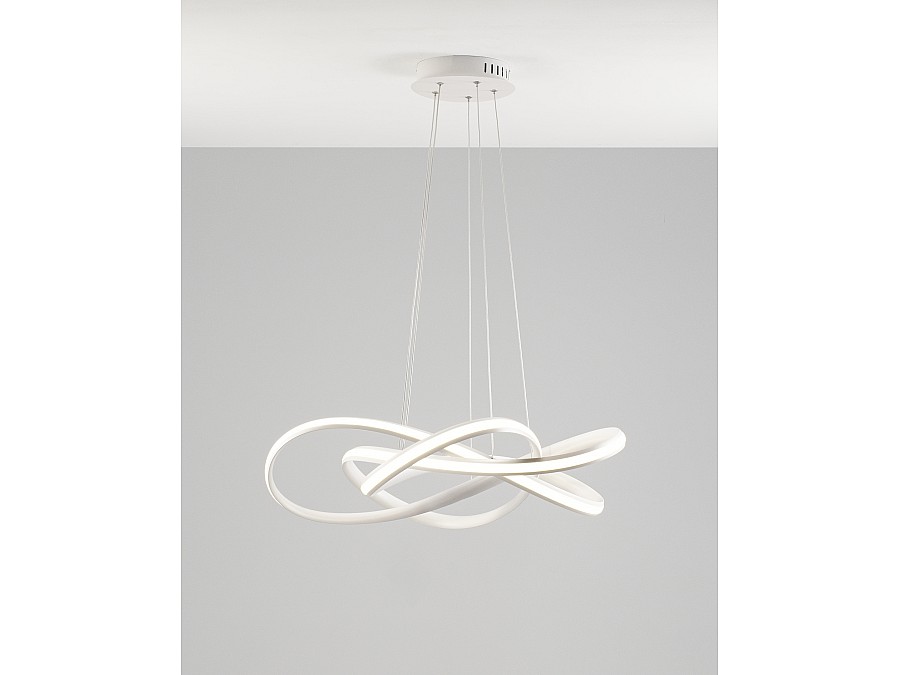 Светодиодная подвесная люстра с пультом Moderli V2792-PL Tiara LED 188W