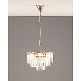 Люстра подвесная Moderli V10736-4P Crystal