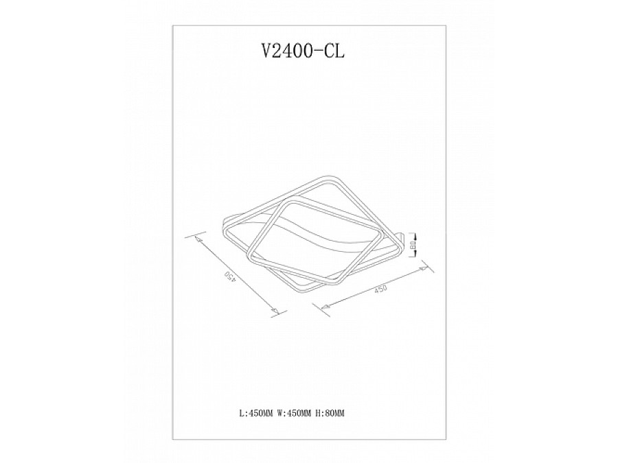 Люстра подвесная Moderli V8050-4P Shade
