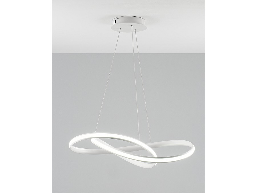 Светодиодная подвесная люстра с пультом Moderli V2791-PL Tiara LED 128W