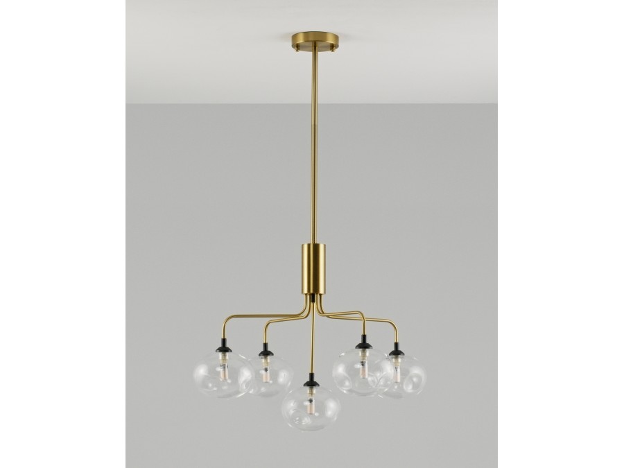 Подвесная люстра Moderli V2191-P Santa 5*G9*5W