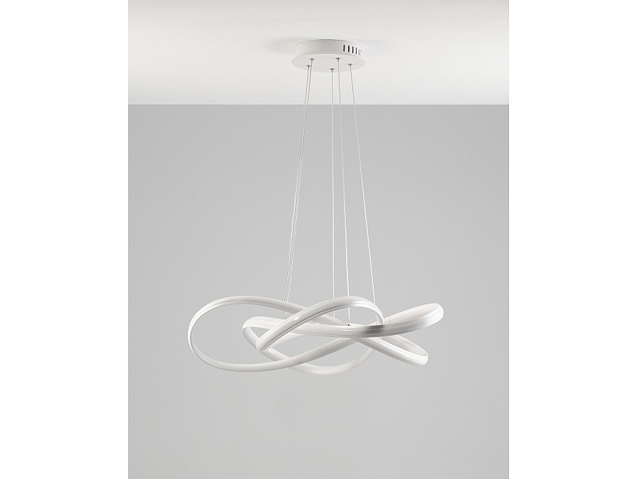 Светодиодная подвесная люстра с пультом Moderli V2792-PL Tiara LED 188W