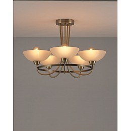 Люстра потолочная Moderli V1204-5C Lione 5*E27*60W