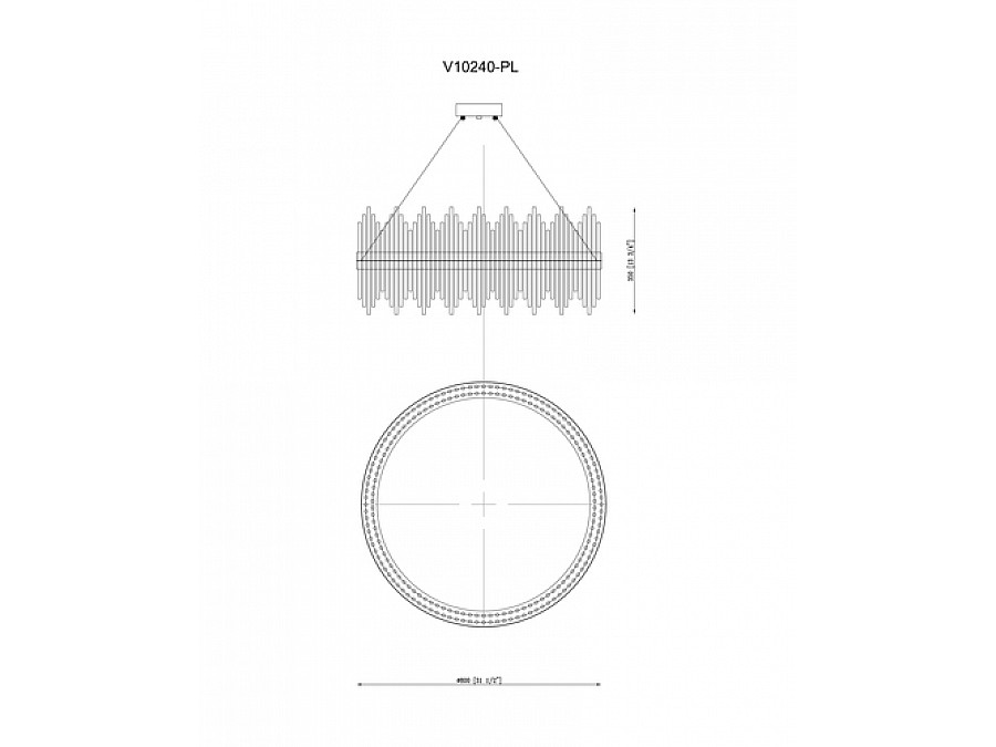Люстра подвесная Moderli V10240-PL Amily