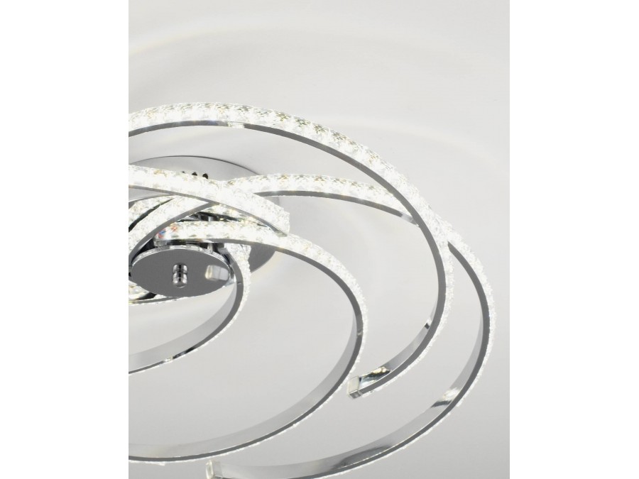 Светодиодная потолочная люстра с пультом Moderli V2785-CL Ello LED 170W