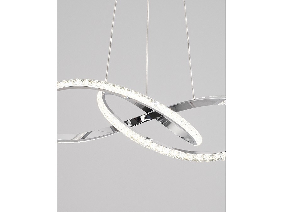 Светодиодная подвесная люстра с пультом Moderli V2786-PL Ello LED 90W
