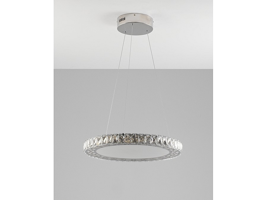 Светодиодная подвесная люстра Moderli V1600-PL Ice LED*107W
