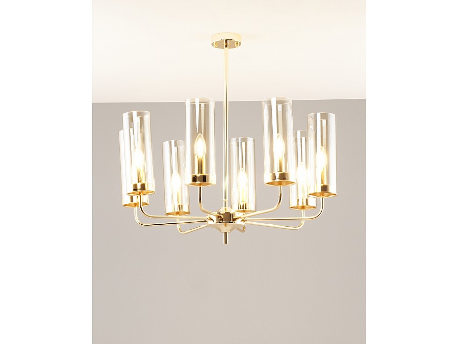 Потолочная люстра на штанге Moderli V10021-8P Metric