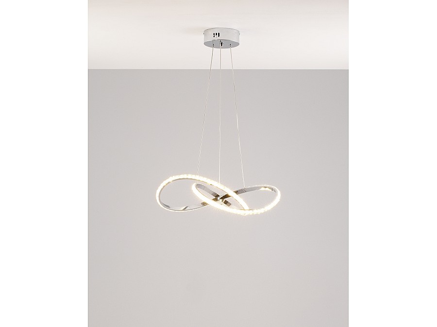 Светодиодная подвесная люстра с пультом Moderli V2786-PL Ello LED 90W