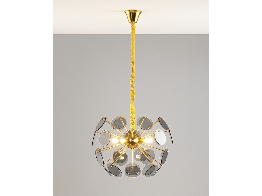 Люстра подвесная Moderli V7080-8P Komo