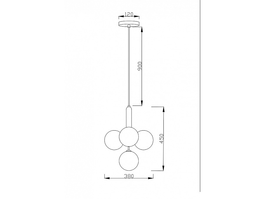 Подвесная люстра Moderli V2050-P Covey 4*G9*5W