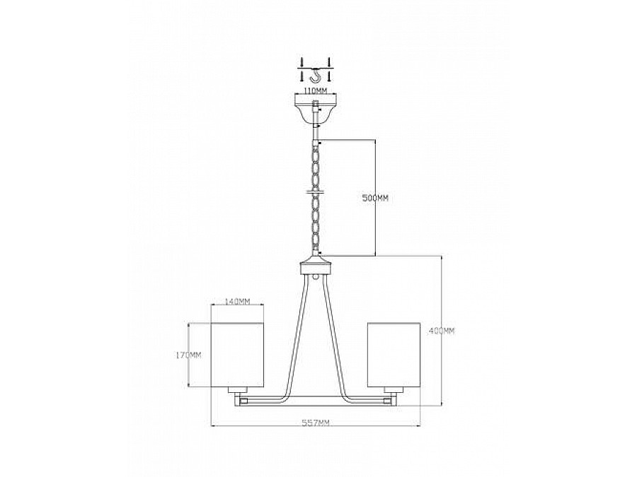 Люстра подвесная Moderli V2681-3P Viola 3*E27*60W