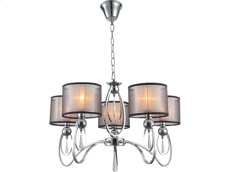 Люстра подвесная Moderli V2585-5P Dark 5*E14*60W