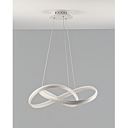 Светодиодная подвесная люстра с пультом Moderli V2790-PL Tiara LED 96W