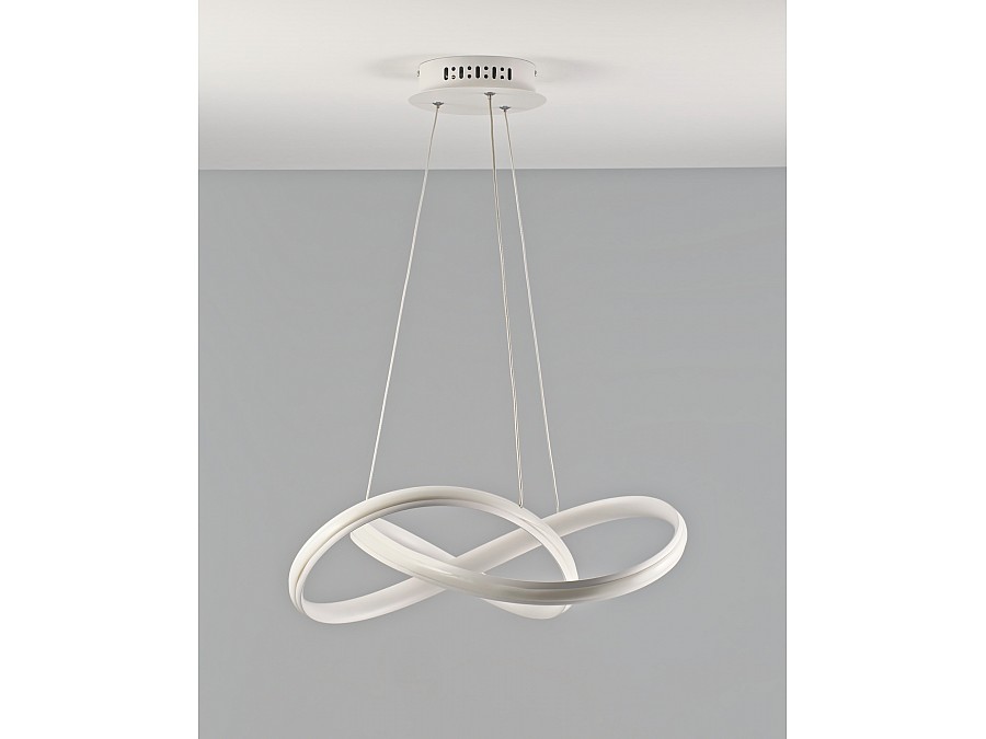 Светодиодная подвесная люстра с пультом Moderli V2790-PL Tiara LED 96W