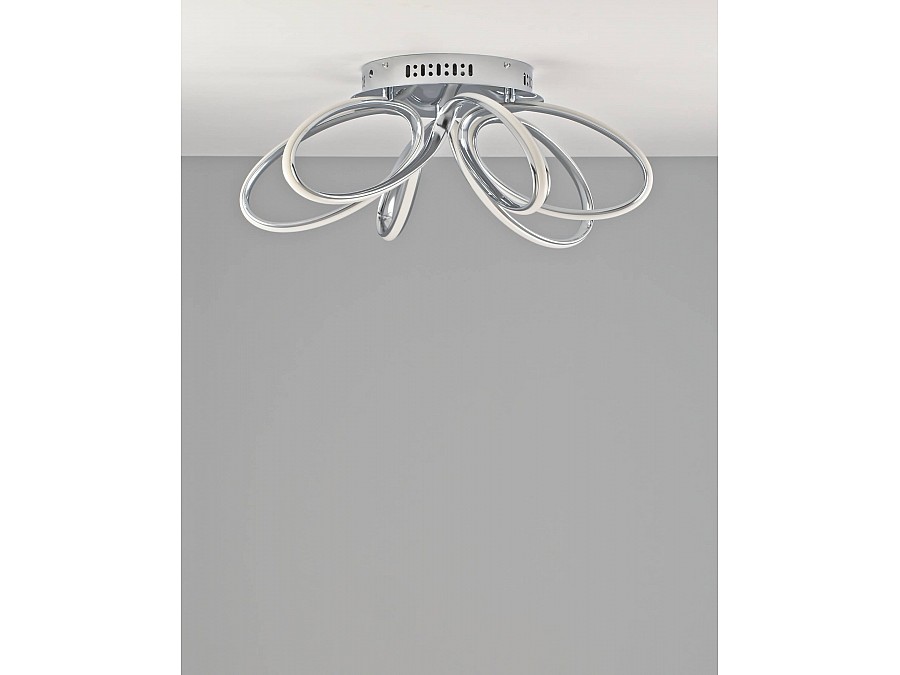 Светодиодная потолочная люстра с пультом Moderli V2782-CL Ello LED 140W