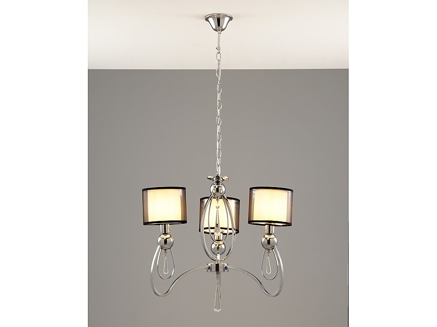 Люстра подвесная Moderli V2584-3P Dark 3*E14*60W