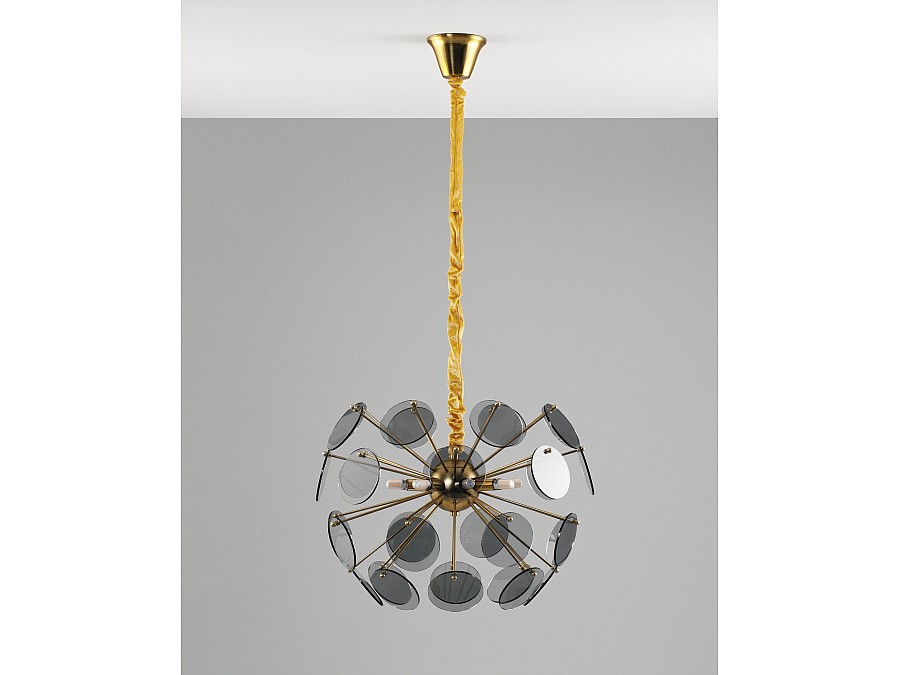 Люстра подвесная Moderli V7080-8P Komo