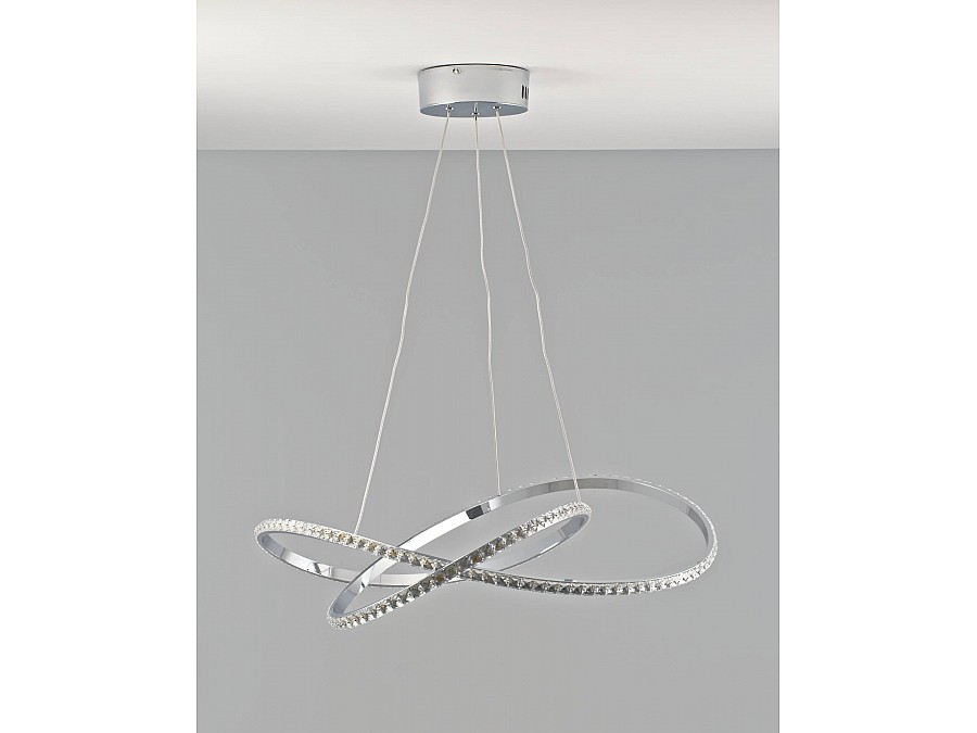 Светодиодная подвесная люстра с пультом Moderli V2787-PL Ello LED 120W