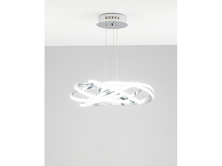 Светодиодная подвесная люстра с пультом Moderli V2832-PL Arrow LED 280W
