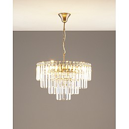 Люстра подвесная Moderli V10738-9P Crystal