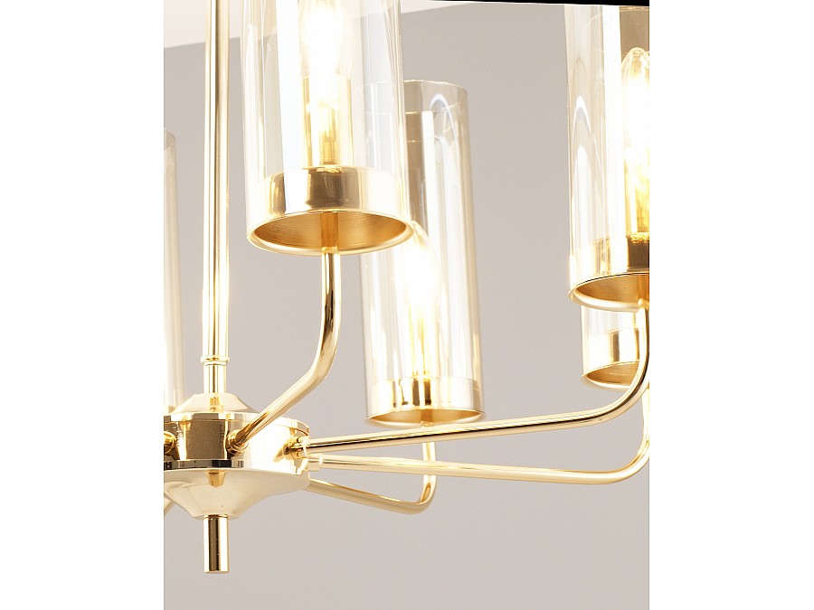 Потолочная люстра на штанге Moderli V10021-8P Metric