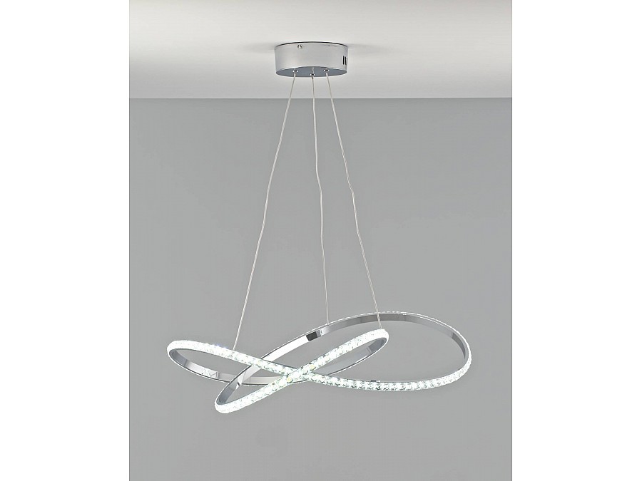 Светодиодная подвесная люстра с пультом Moderli V2787-PL Ello LED 120W