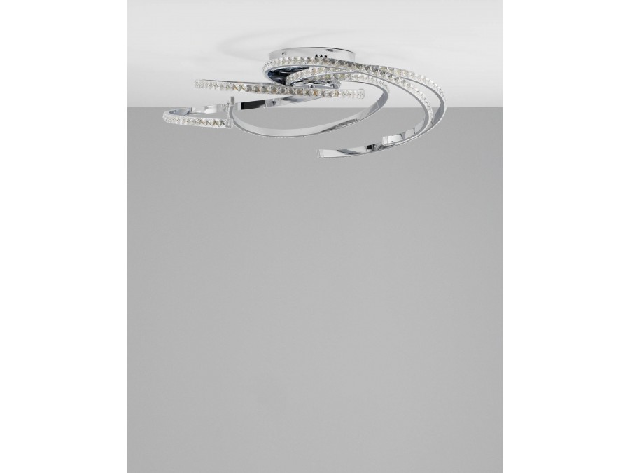 Светодиодная потолочная люстра с пультом Moderli V2785-CL Ello LED 170W