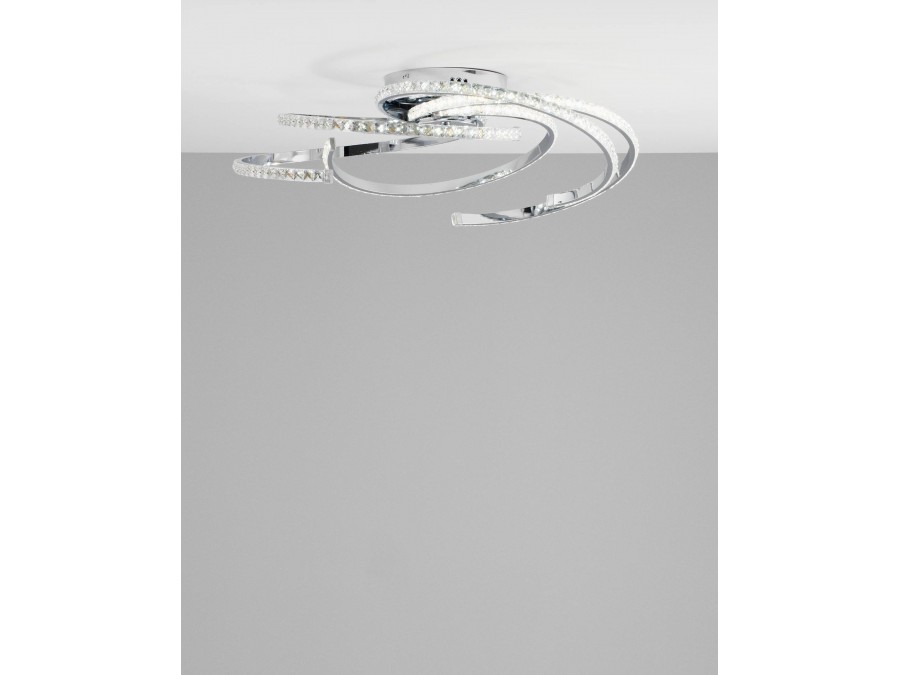 Светодиодная потолочная люстра с пультом Moderli V2785-CL Ello LED 170W