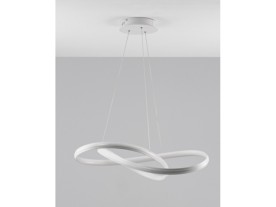 Светодиодная подвесная люстра с пультом Moderli V2791-PL Tiara LED 128W