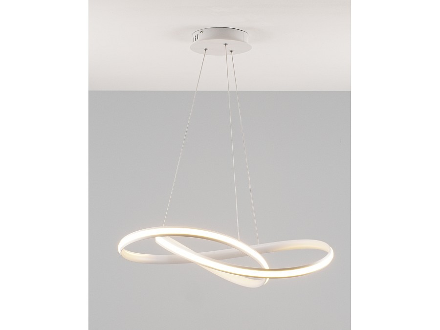 Светодиодная подвесная люстра с пультом Moderli V2791-PL Tiara LED 128W