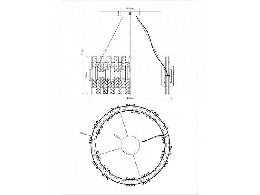Люстра подвесная Moderli V9010-PL Stasy