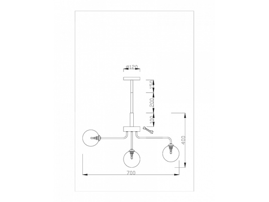 Потолочная люстра Moderli V2180-C Heavy 5*G9*5W