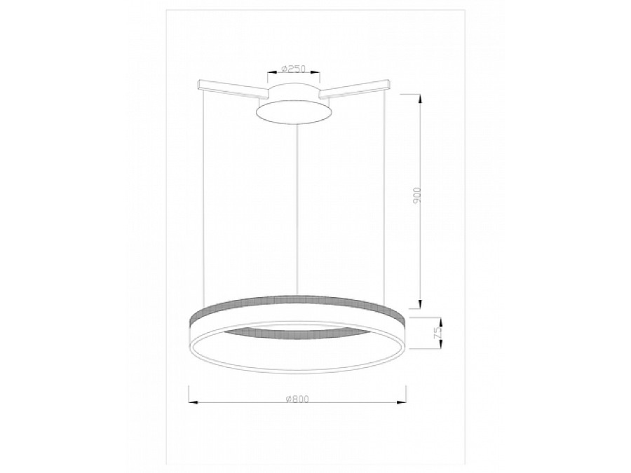 Светодиодная подвесная люстра Moderli V1723-PL Via LED*50W