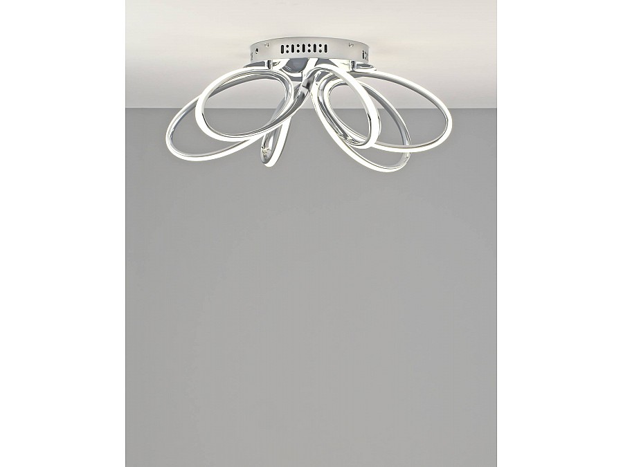 Светодиодная потолочная люстра с пультом Moderli V2782-CL Ello LED 140W