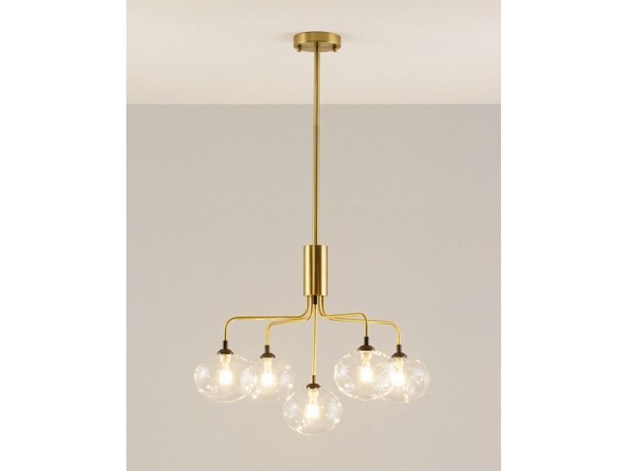 Подвесная люстра Moderli V2191-P Santa 5*G9*5W