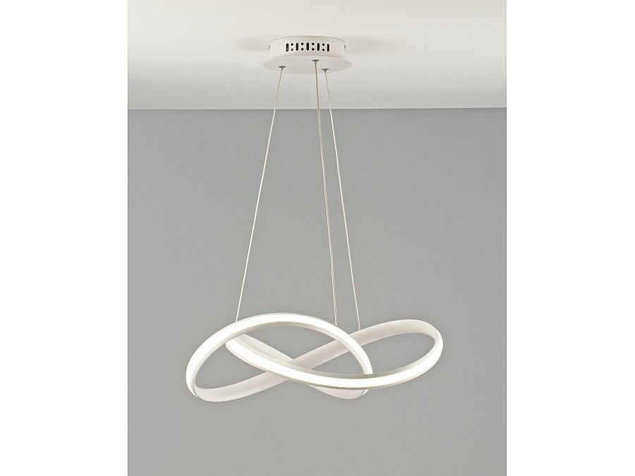 Светодиодная подвесная люстра с пультом Moderli V2790-PL Tiara LED 96W