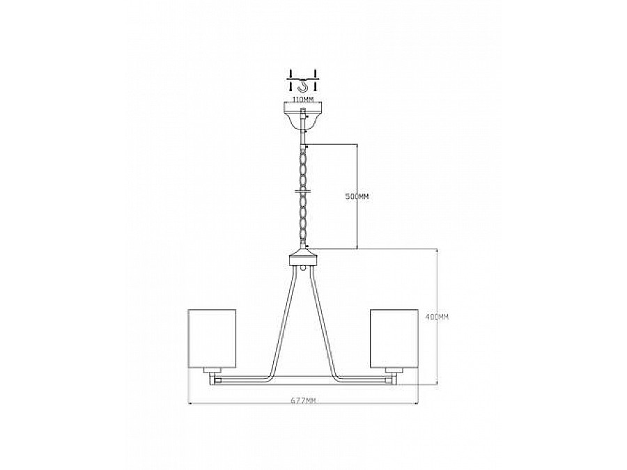 Люстра подвесная Moderli V2682-6P Viola 6*E27*60W