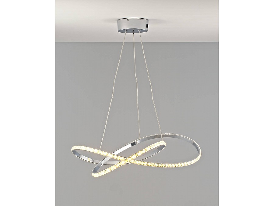 Светодиодная подвесная люстра с пультом Moderli V2787-PL Ello LED 120W