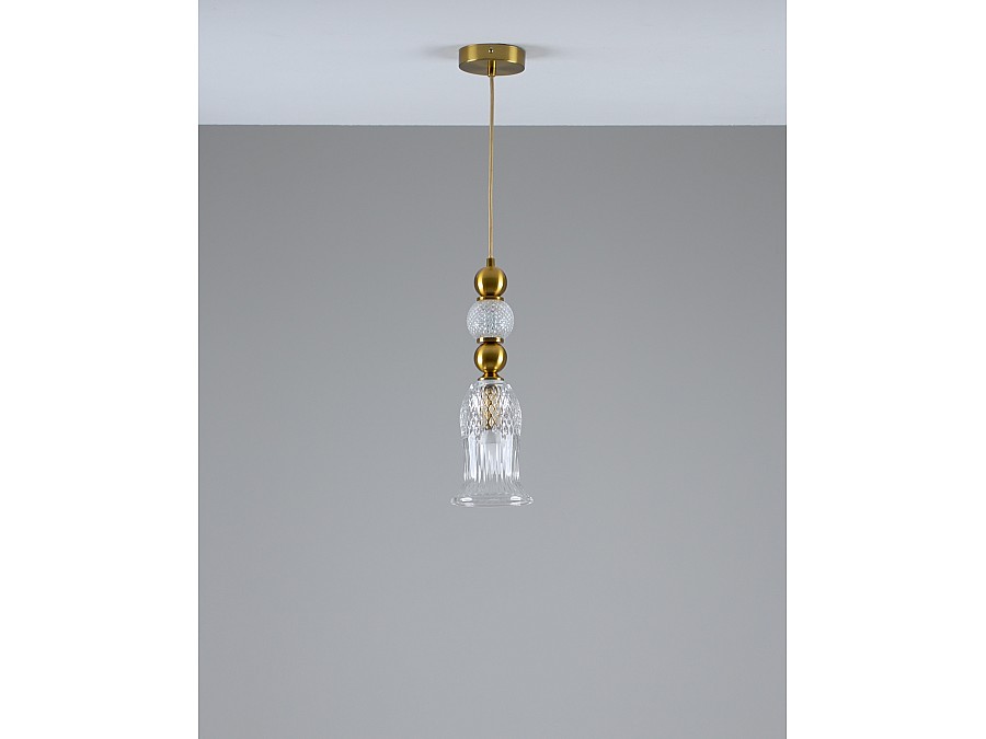 Светильник подвесной Moderli V10908-P Glassy