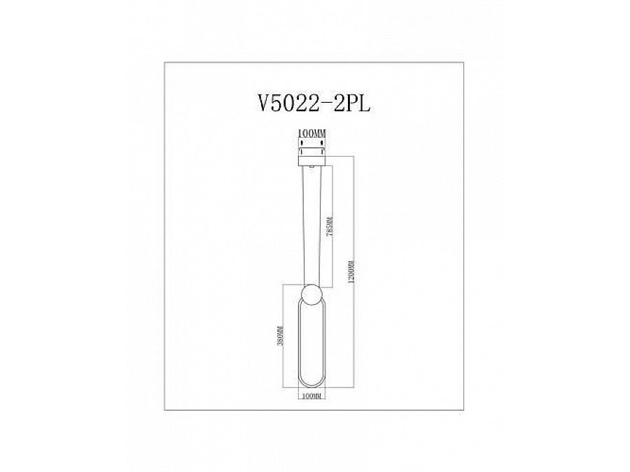 Светодиодный подвесной светильник Moderli V5022-2PL Store
