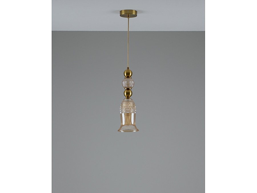 Светильник подвесной Moderli V10907-P Glassy